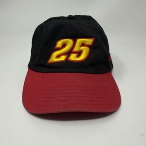 Quartersnacks 25 Hat Cap Snap Back Mens Black Red Embroidered One Size Sports